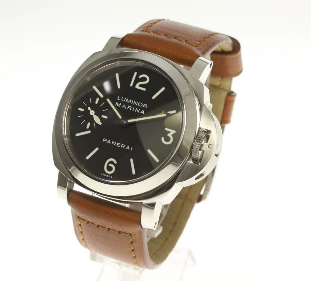 Panerai Luminor Marina PAM111 HWF SS Black Dial 6497