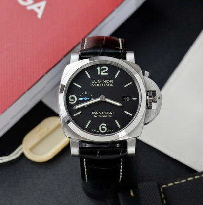 Panerai Luminor Marina PAM1312 TTF SS Black Dial P9010