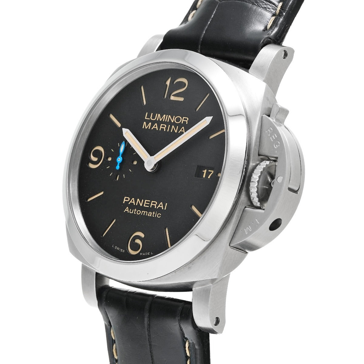 Panerai Luminor Marina PAM1312 TTF SS Black Dial P9010