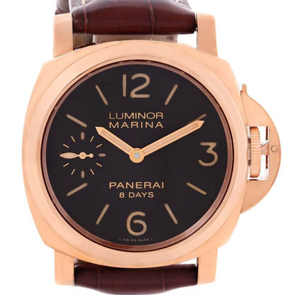 Panerai Luminor Marina PAM511 HWF Rose Gold Brown Dial 6497