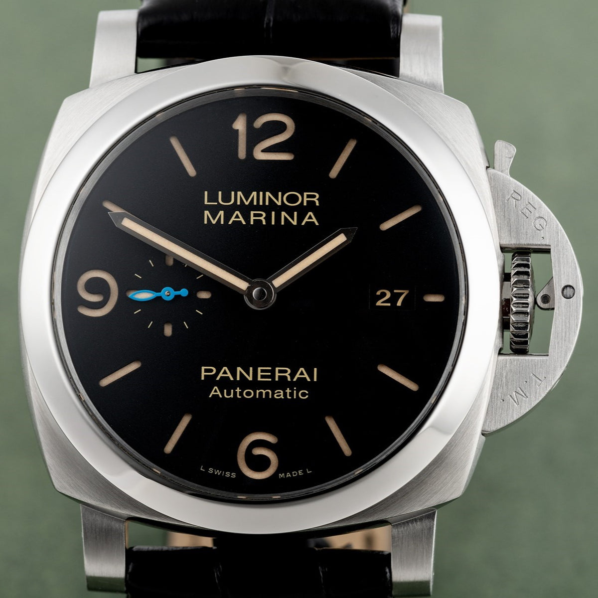 Panerai Luminor PAM1312 W VSF SS Black Dial P9010