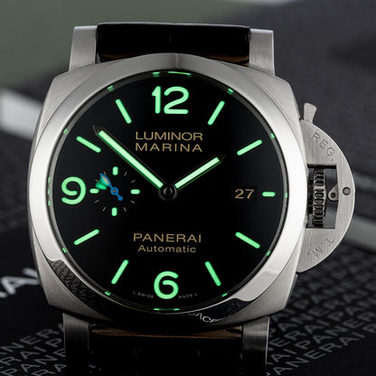 Panerai Luminor PAM1312 W VSF SS Black Dial P9010