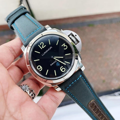 Panerai Luminor PAM774 HWF SS Black Dial Gray Nylon Strap 6497 11479