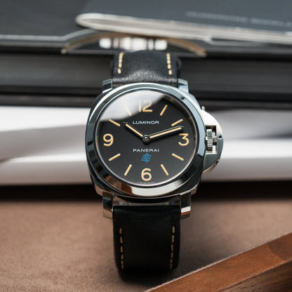 Panerai Luminor Paneristi PAM634 HWF SS Black Dial Black Leather Strap 6497