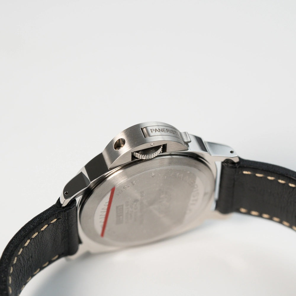 Panerai Luminor Paneristi PAM634 HWF SS Black Dial Black Leather Strap 6497