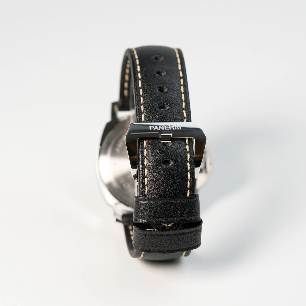 Panerai Luminor Paneristi PAM634 HWF SS Black Dial Black Leather Strap 6497