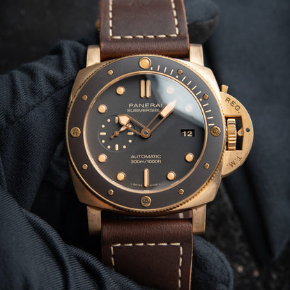 Panerai Luminor Submersible 1950 Bronzo PAM968 VSF Bronze Brown Dial P9010 V2