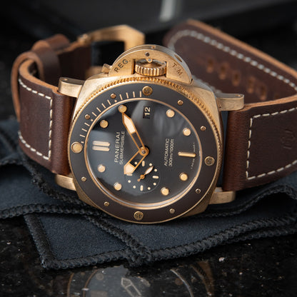 Panerai Luminor Submersible 1950 Bronzo PAM968 VSF Bronze Brown Dial P9010 V2