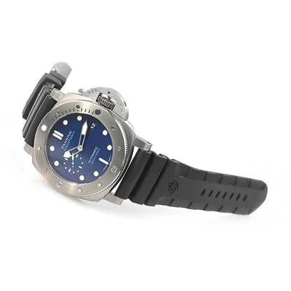 Panerai Luminor Submersible GMT Regatta PAM371 ZF Titanium Black Dial P9001