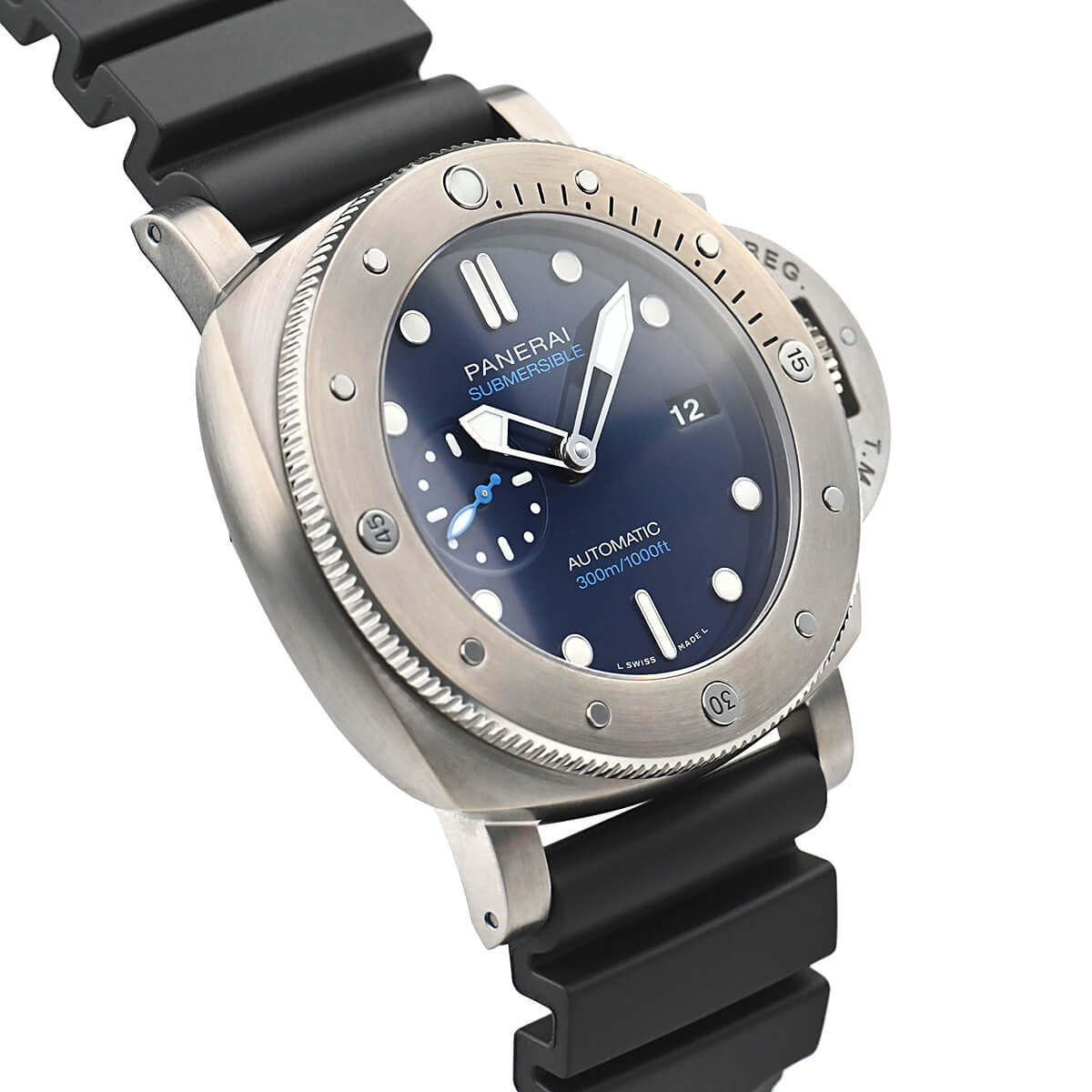 Panerai Luminor Submersible GMT Regatta PAM371 ZF Titanium Black Dial P9001