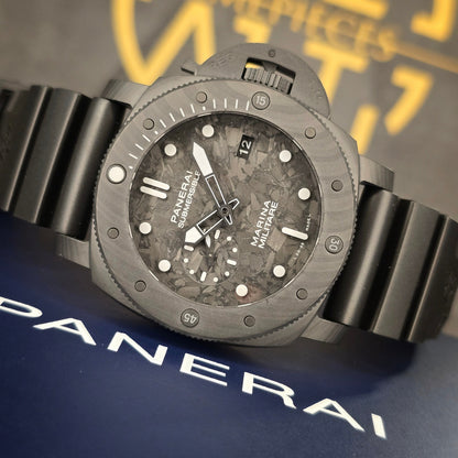 Panerai Luminor Submersible Marina Militare PAM979 VSF Carbotech Carbon Dial P9000