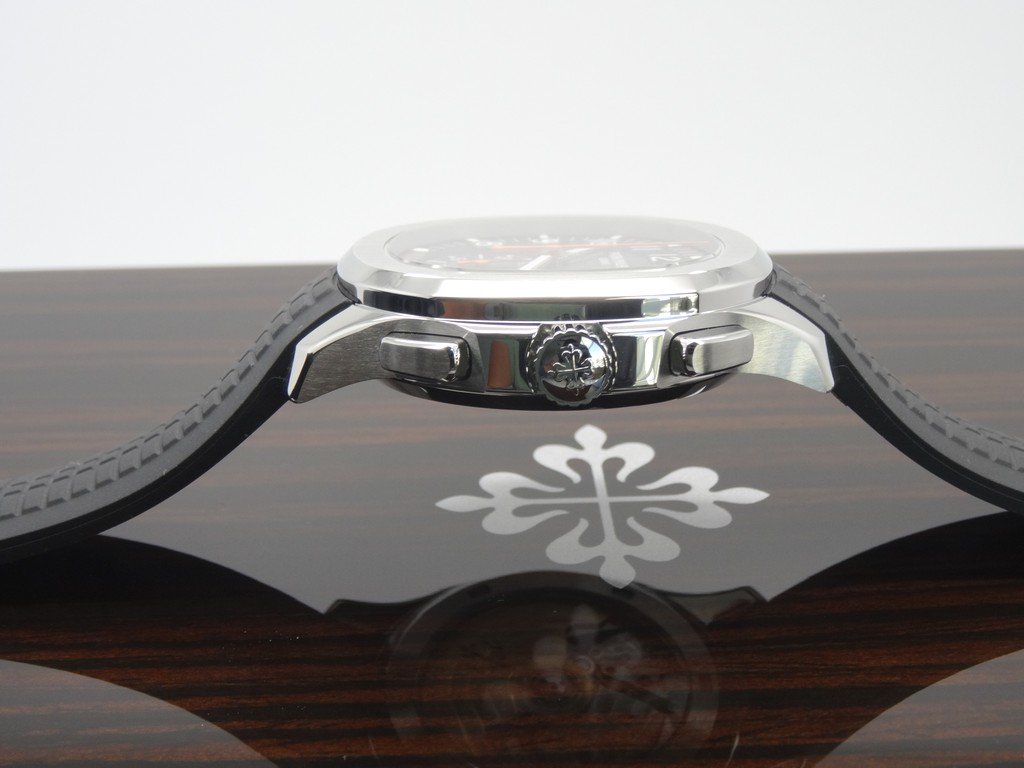 Patek Philippe Aquanaut Black Dial Automatic Men'S Chronograph Watch 5968A-001