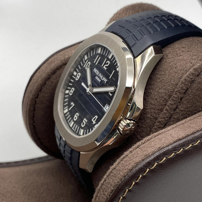 Patek Philippe Aquanaut Blue Dial 18K White Gold Men'S Watch 5168G-001