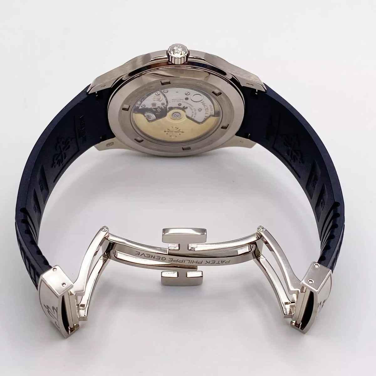 Patek Philippe Aquanaut Blue Dial 18K White Gold Men'S Watch 5168G-001