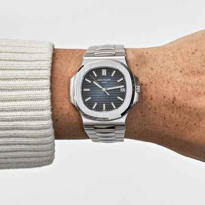 Patek Philippe Nautilus Blue Dial Stainless Steel Men'S Watch 57111A-010