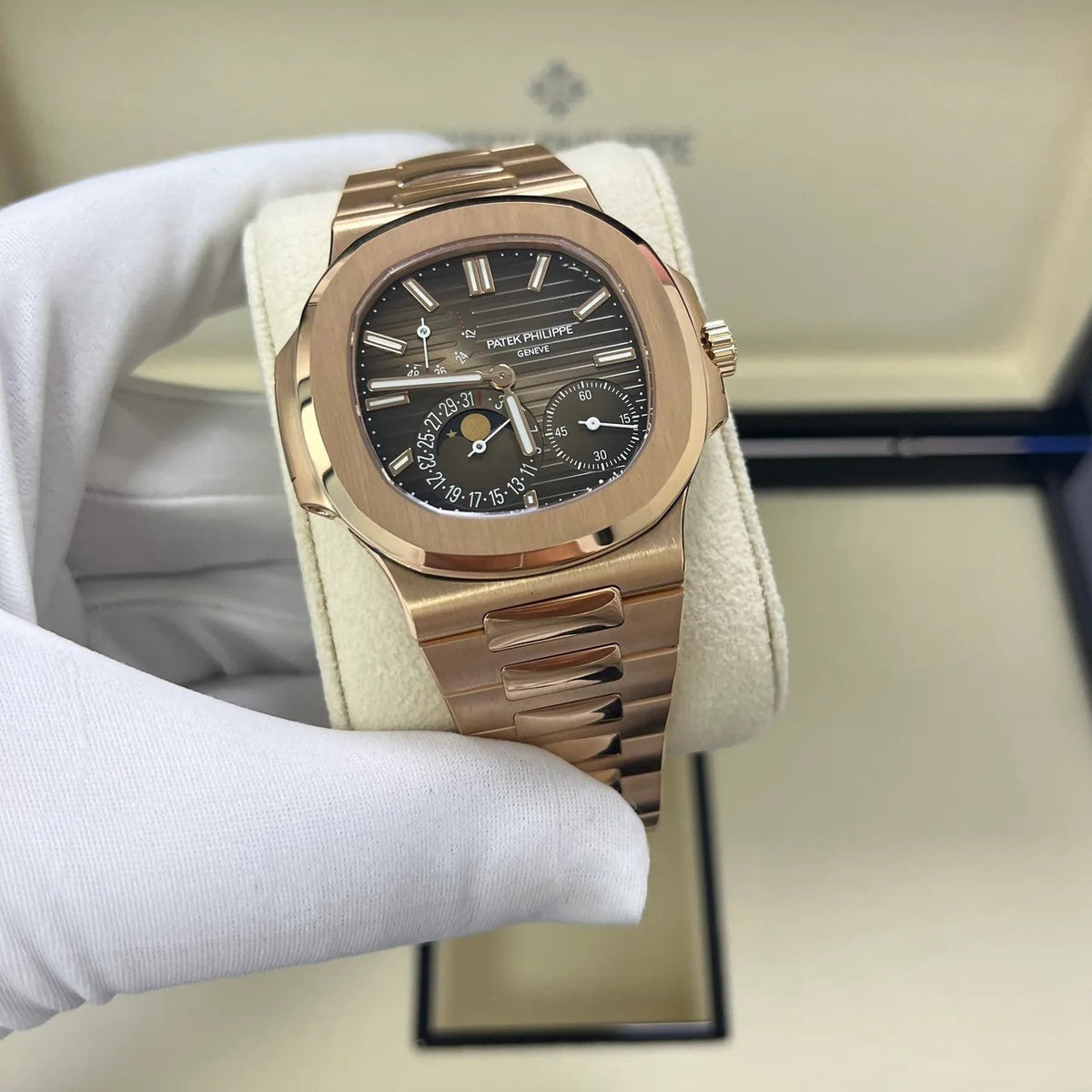 Patek Philippe Nautilus Ref. 57121R-001 Rose Gold