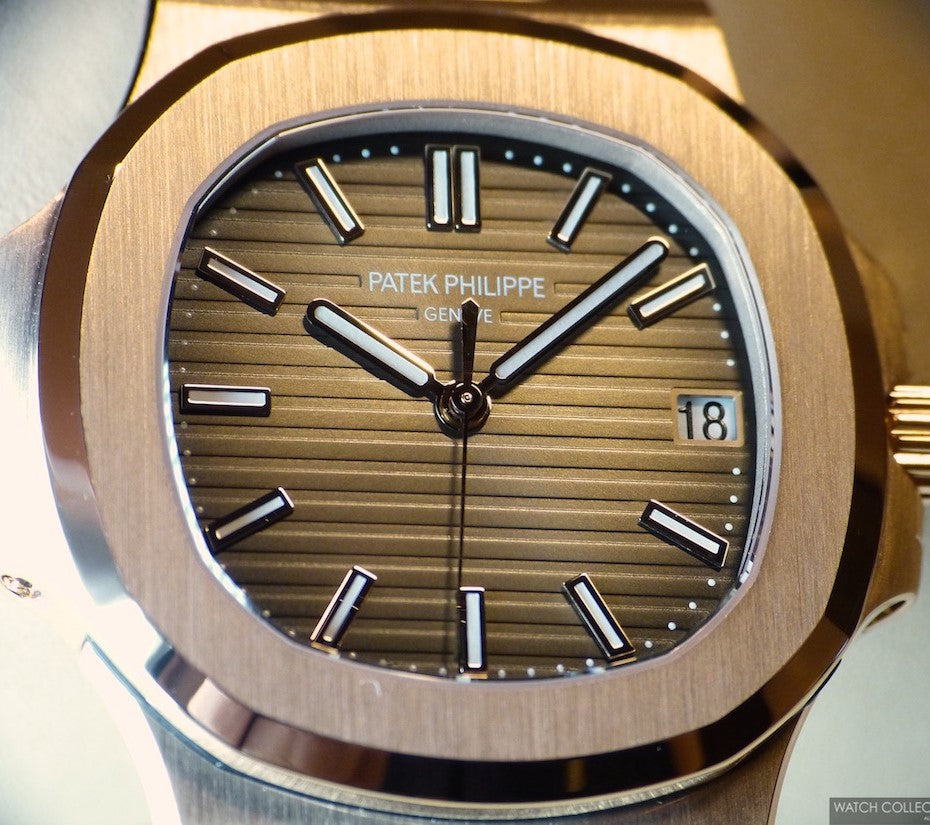 Patek Philippe Nautilus Rose Gold 5711-1R-001 With LightDark Brown Gradated Dial
