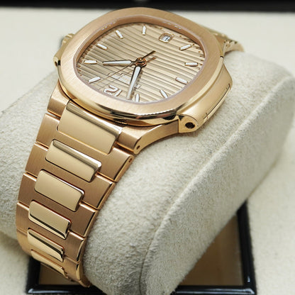 Patek Philippe Nautilus Rose Gold 7118-1R-010 With Golden Brown Opaline Dial
