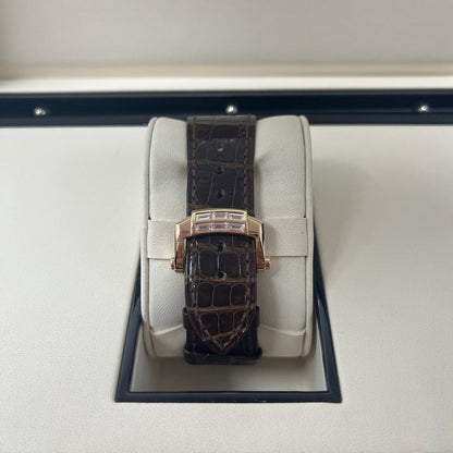 Patek Philippe Nautilus Rose Gold Diamond Bezel & Moon Phase Brown Dial 5724R 001