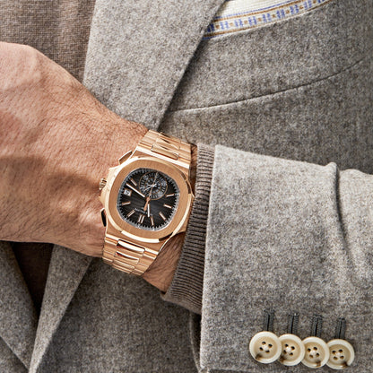 Patek Philippe Watches Nautilus Mens Rose Gold 59801R-001