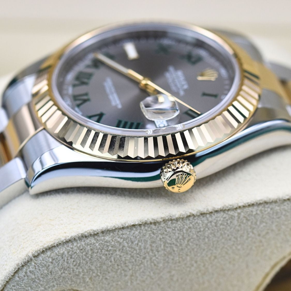 ROLEX DATEJUST 41 WATCH 126331 WIMBLEDON