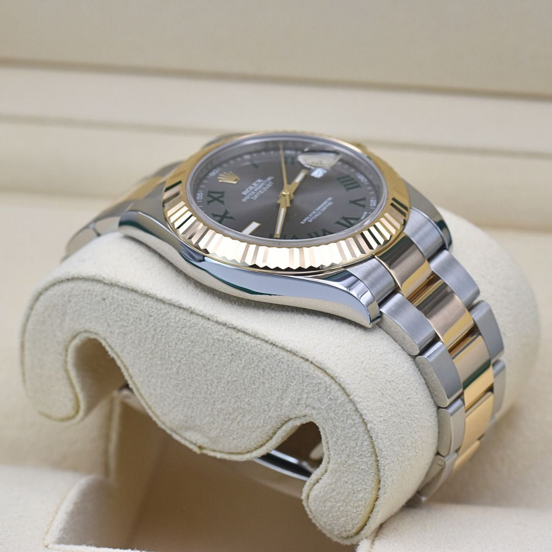 ROLEX DATEJUST 41 WATCH 126331 WIMBLEDON