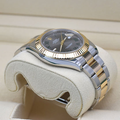 ROLEX DATEJUST 41 WATCH 126331 WIMBLEDON