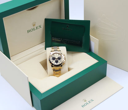 ROLEX YELLOW GOLD COSMOGRAPH DAYTONA CHAMPAGNE & INDEX DIAL 116508 CHBKI 40MM