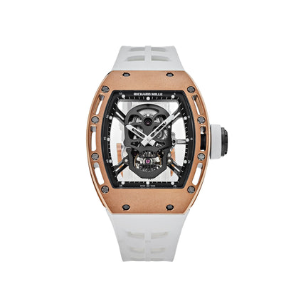 Richard Mille RM 052-013 Diamonds Skull Dial Rose Gold Men Watch