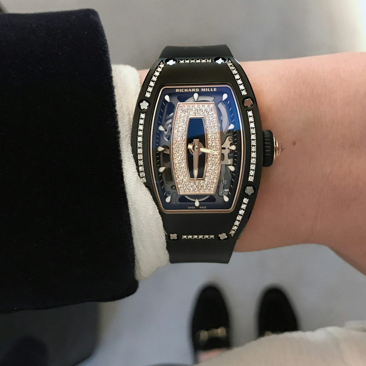 Richard Mille RM 07-01 In Gem-Set Black Ceramic