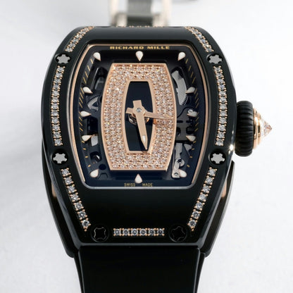 Richard Mille RM 07-01 In Gem-Set Black Ceramic