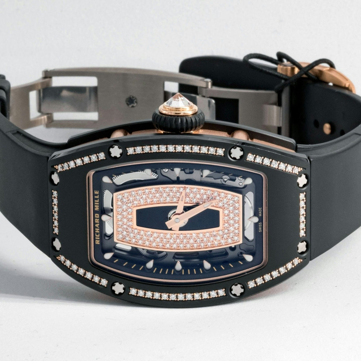 Richard Mille RM 07-01 In Gem-Set Black Ceramic