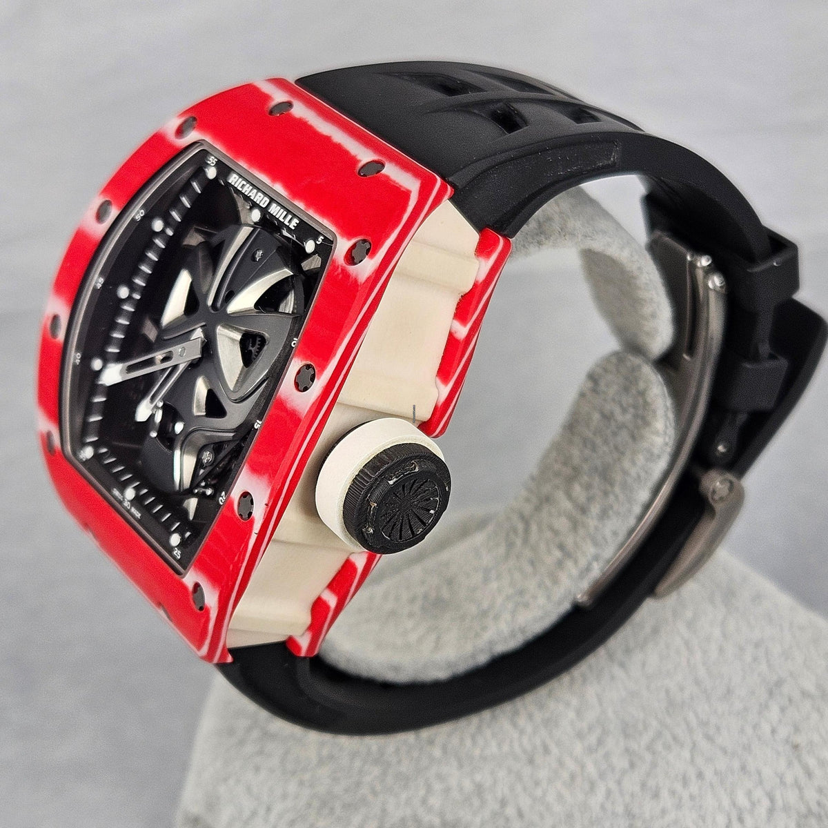 Richard Mille RM 52-06 Tourbillon Mask Red Black Rubber Band