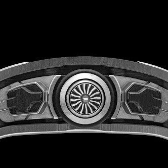 Richard Mille RM 62-01 Automatic Men Watch Black Rubber Band Carbon Fiber