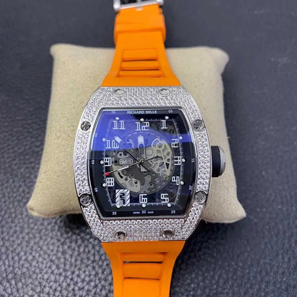 Richard Mille RM010 Around 50 42mm Men RM010 003 Silver Transparent Dial