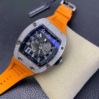 Richard Mille RM010 Around 50 42mm Men RM010 003 Silver Transparent Dial