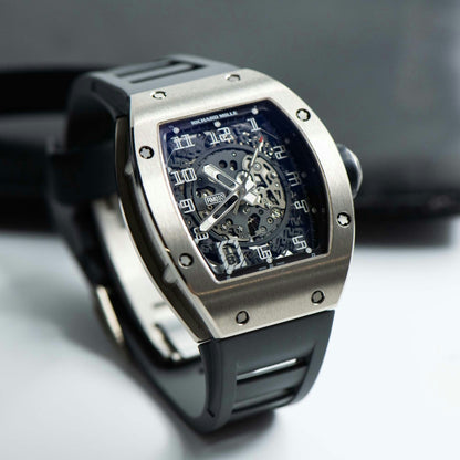 Richard Mille RM010 Skeleton Arabic Numerals White Gold