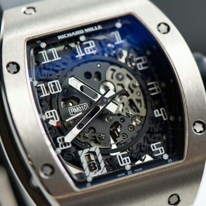 Richard Mille RM010 Skeleton Arabic Numerals White Gold