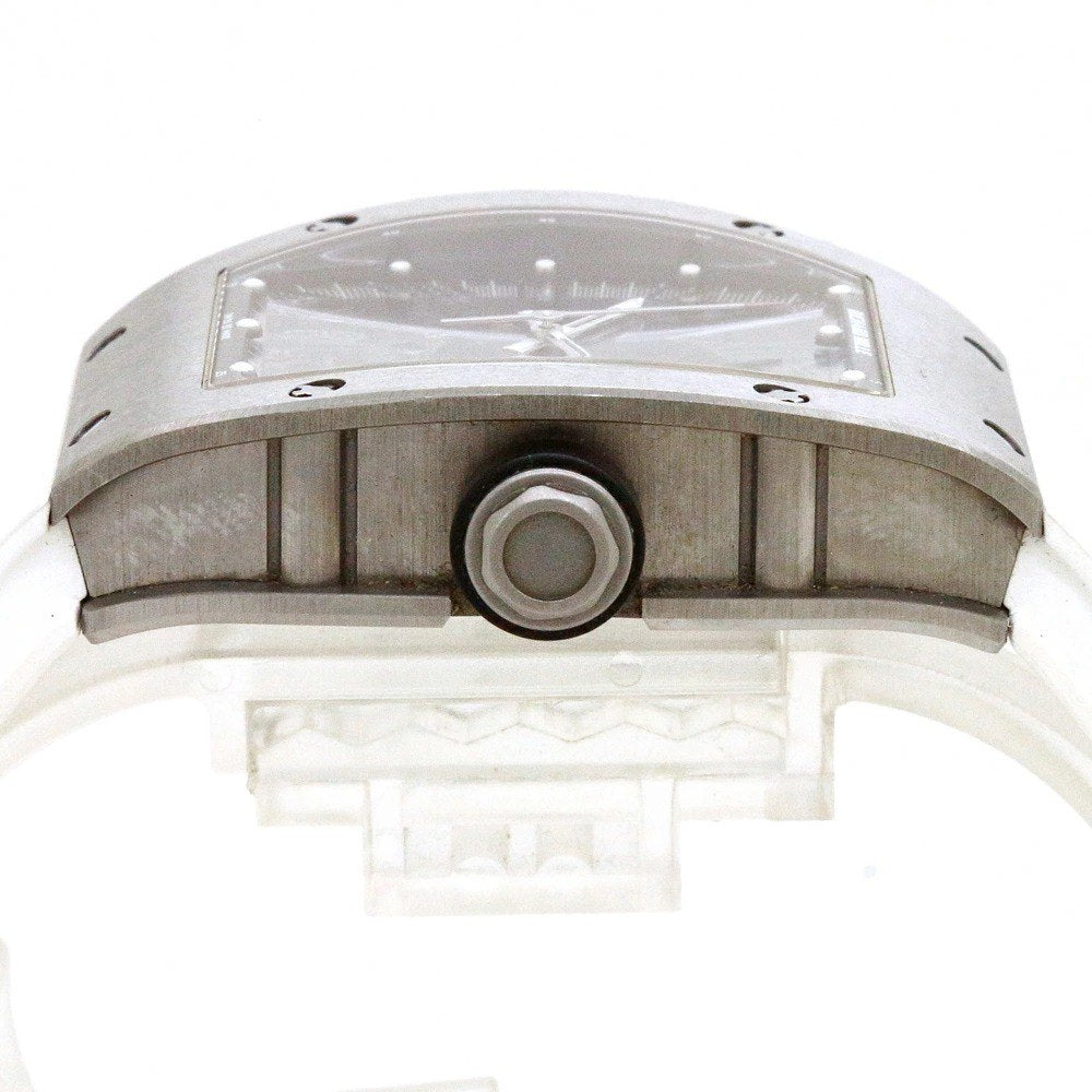 Richard Mille RM023-001 White Rubber Strap Automatic Men Watch