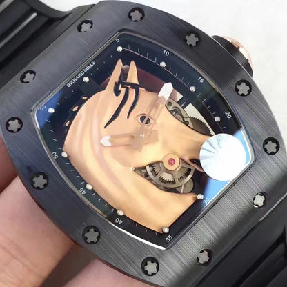 Richard Mille RM52-02 Horse Head Black Case