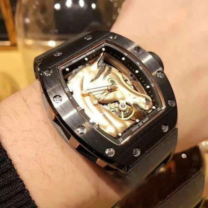 Richard Mille RM52-02 RM52-02-013 Men Around 43mm Rose Gold-tone