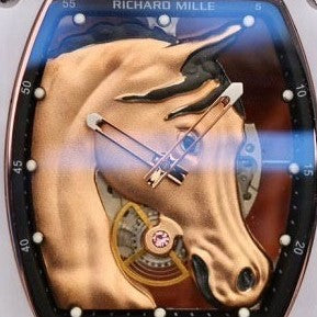 Richard Mille RM52-02 Yellow Gold Horse Head White