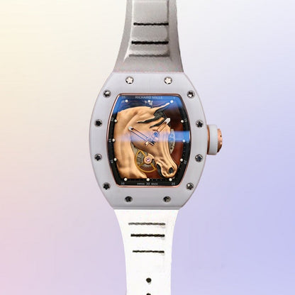 Richard Mille RM52-02 Yellow Gold Horse Head White