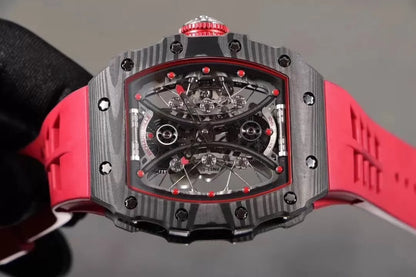 Richard Mille RM53-01 Red Case Black Rubber Band