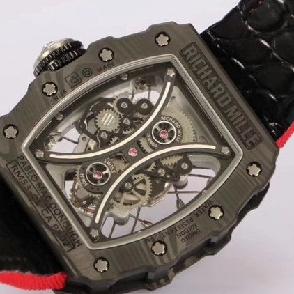 Richard Mille RM53-01 Red Case Red Fabric Strap