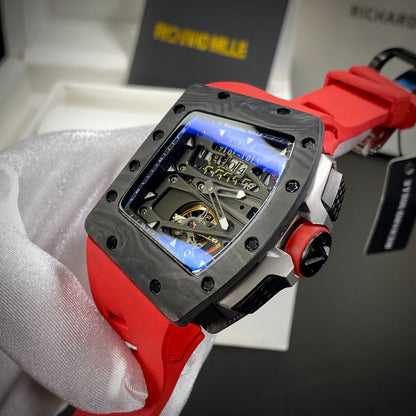 Richard Mille RM57-01 RM57-01-003 Around 50 40mm Men Silver Dragon and Phoenix Dial