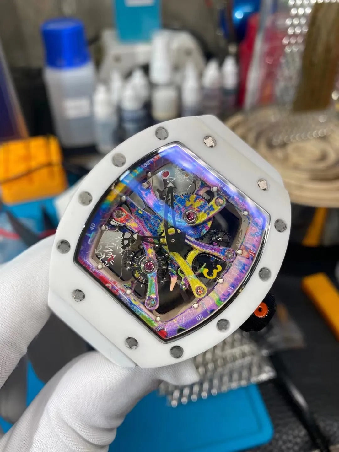 Richard Mille RM68-01 Men Around 5040mm RM68-01-002 Transparent Dial White