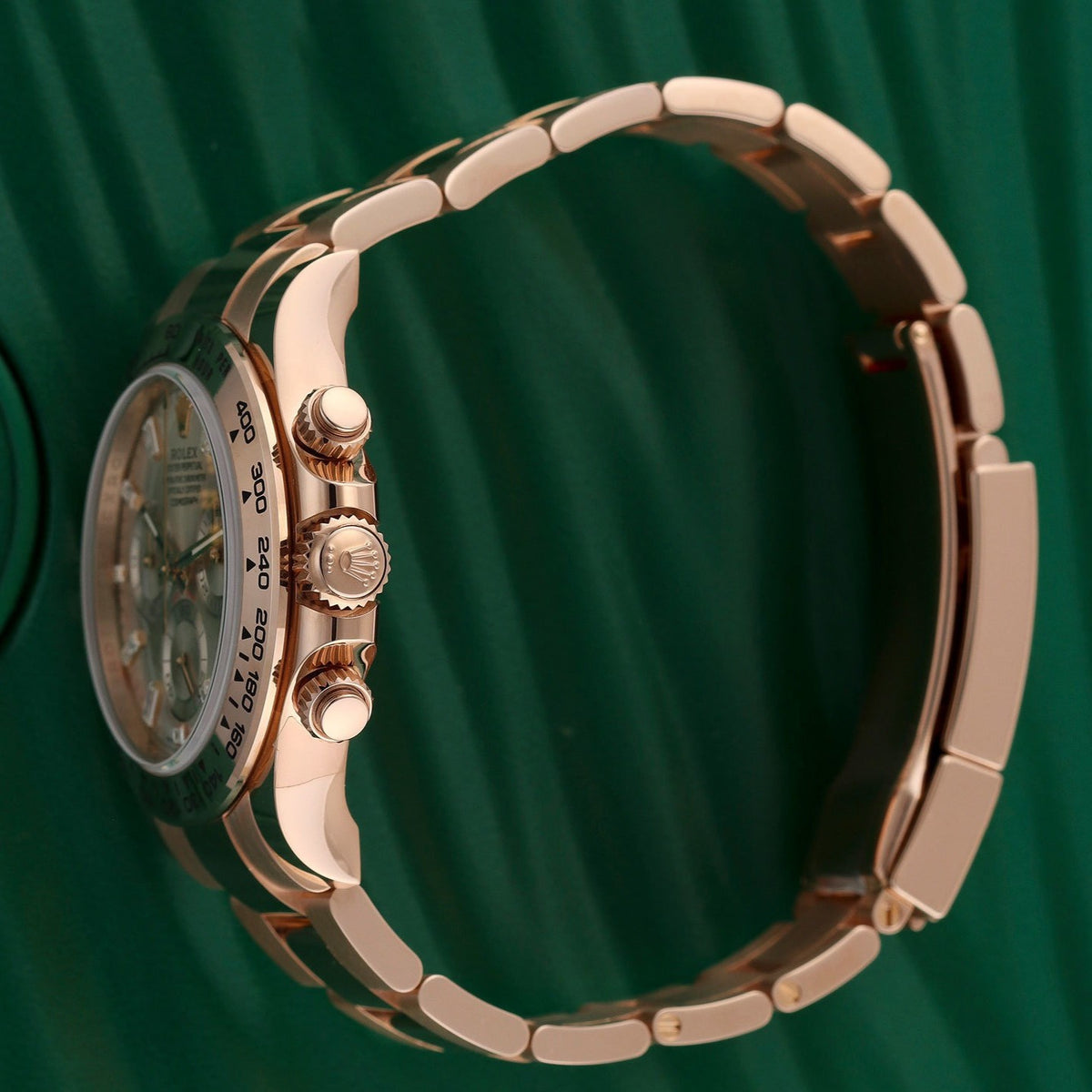 Rolex 116505-0017 Cosmograph Daytona Pink Baguette Index Everose Gold