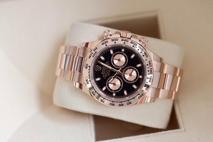 Rolex COSMOGRAPH DAYTONA 116505-0008 Rose Gold Oyster Black Baton Dial