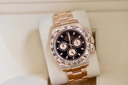 Rolex COSMOGRAPH DAYTONA 116505-0008 Rose Gold Oyster Black Baton Dial